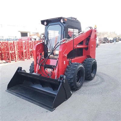 Mini Skid de rodes de 1050kg amb fitxers adjunts opcionals